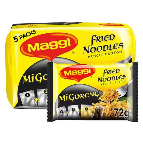 Nestle Maggi Fried Noodles 72g Pack of 5
