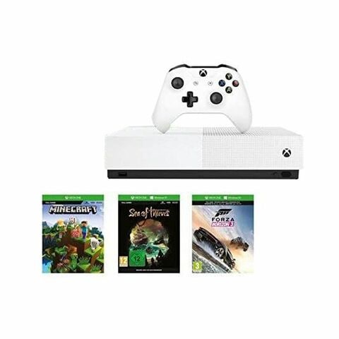 foto Stationair zweer Buy Microsoft Xbox One S 1TB All Digital Edition + 3 DLC Code Games Online  - Shop Electronics & Appliances on Carrefour UAE
