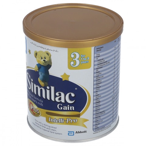 Similac 3 gain Growing Up Formula Based on Cow&#39;s Milk For 1 to 3 Years 400g
