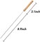 Roasting Sticks,  Stainless Steel Forks, Perfect for Sausages, Wooden Handle Barbecue Fire Pit Camping Accessories, Hot Dog Campfire Camping Stove BBQ Tools - 10 Pcs