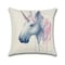 Rishahome Unicorn Printed Cushion Cover, 45x45 cm