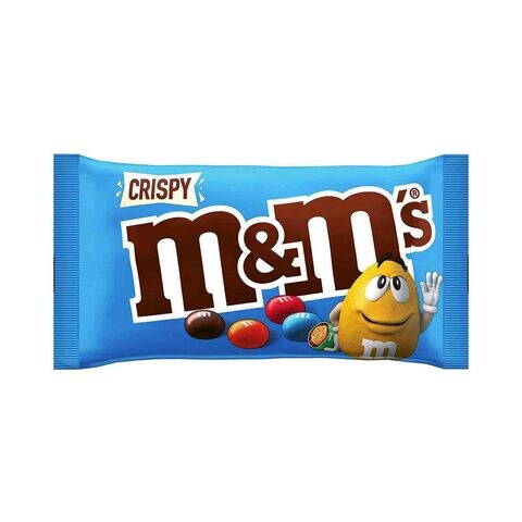 Retail Pack M & Ms Crispy (Blue Bag) 36gx24, Chocolates