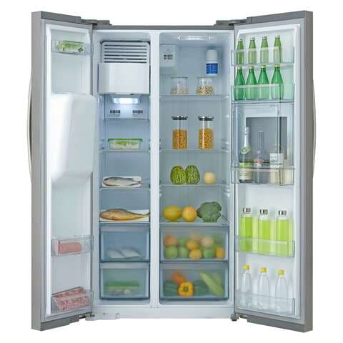 Daewoo Side-By-Side Refrigerator DW-FRS-657SSI 500L Silver