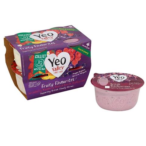 Yeo Valley Favourites Fruity Yogurt 120ml