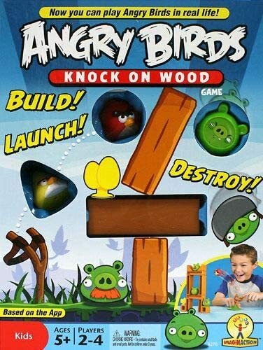 Angry Birds Knock On Wood REPLACEMENT PARTS W2793 Mattel Games 