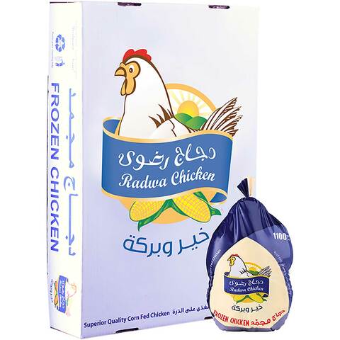 اشتري دجاج رضوى دجاج مجمد 1100 جرام × 10 في السعودية