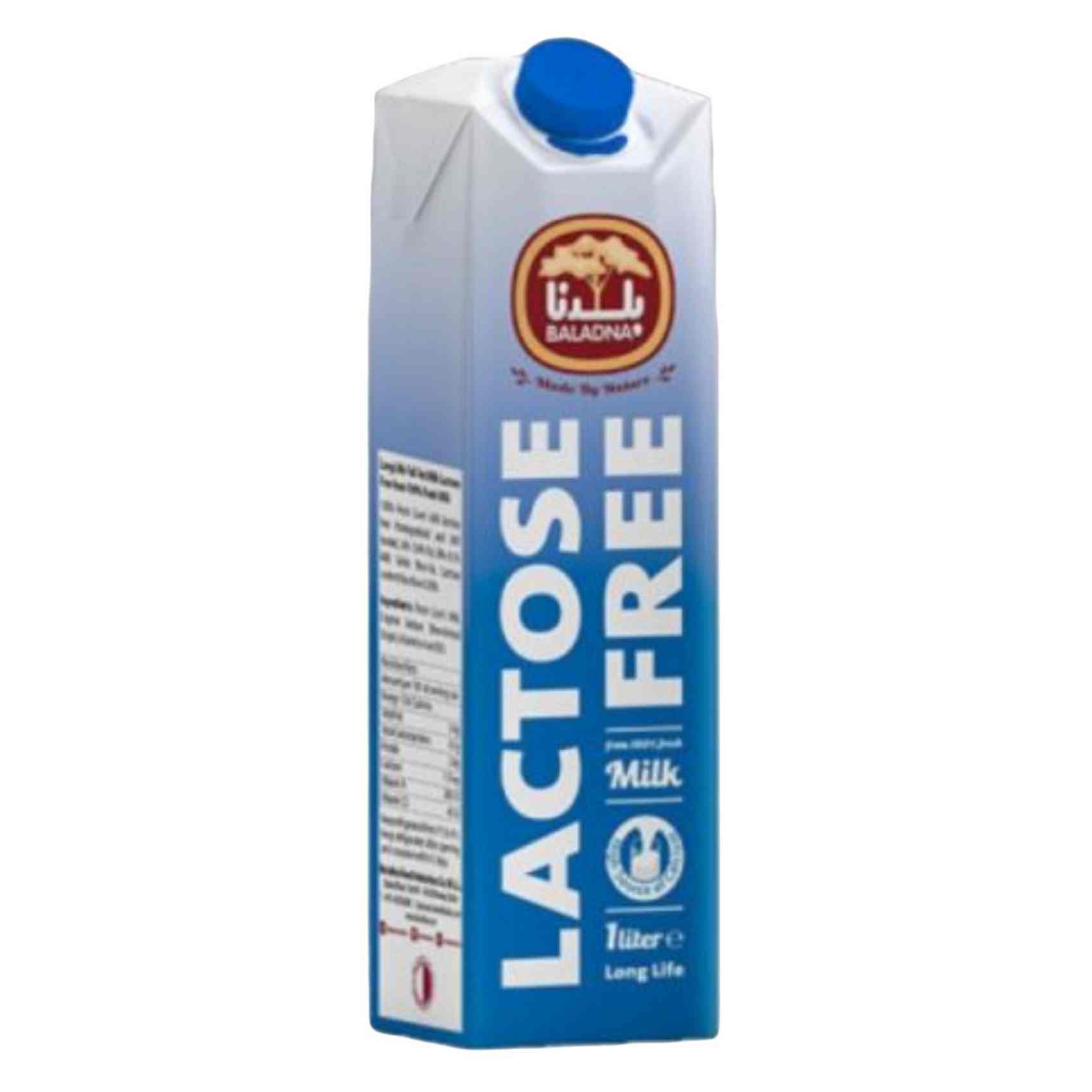Buy Baladna Long Life Milk Lactose Free Full Fat 1L