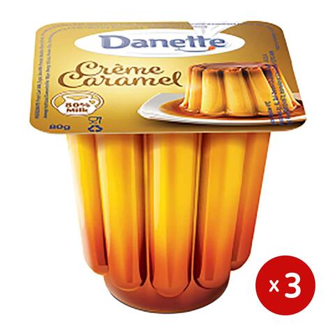 اشتري DANETTEآ CREME CARAMEL 75G*3H في مصر