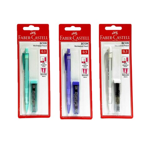 Faber-Castell Grip 1347 Mechanical Pencil with Lead Set Green 0.7mm