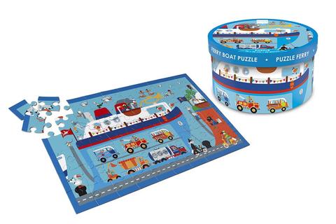 Scratch Europe Puzzle Ferry Boat 60 Pieces
