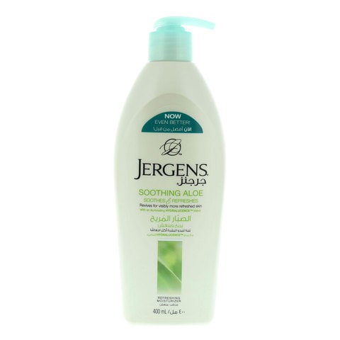Jergens soothing aloe soothes &amp; refreshes refreshing moisturizer 400 ml