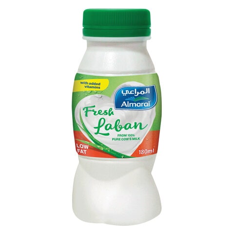 Almarai Low Fat Fresh Laban With Added Vitamins 180ml