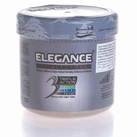 Elegance Gel Hair Styling Grey 500 Ml