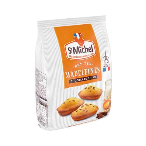 St Michel Mini Madeleines French Sponge Cakes With Chocolate Chips 175g