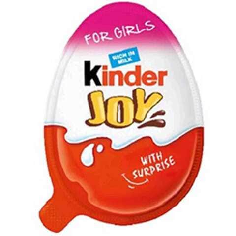 Kinder Joy Chocolate Egg With Surprise For Girls 20 Gram