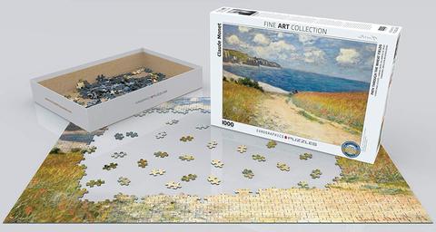 Eurographic Puzzles - Path Through The Wheat Fields By Claude Monet 1000Pcs