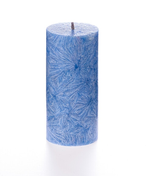 Blue Pillar Candle