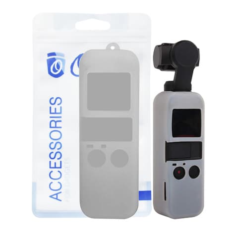 Ozone - Soft Silicone Case for OSMO Pocket Scratch Protective Cover Designed for DJI OSMO Pocket Gimbal Camera - White