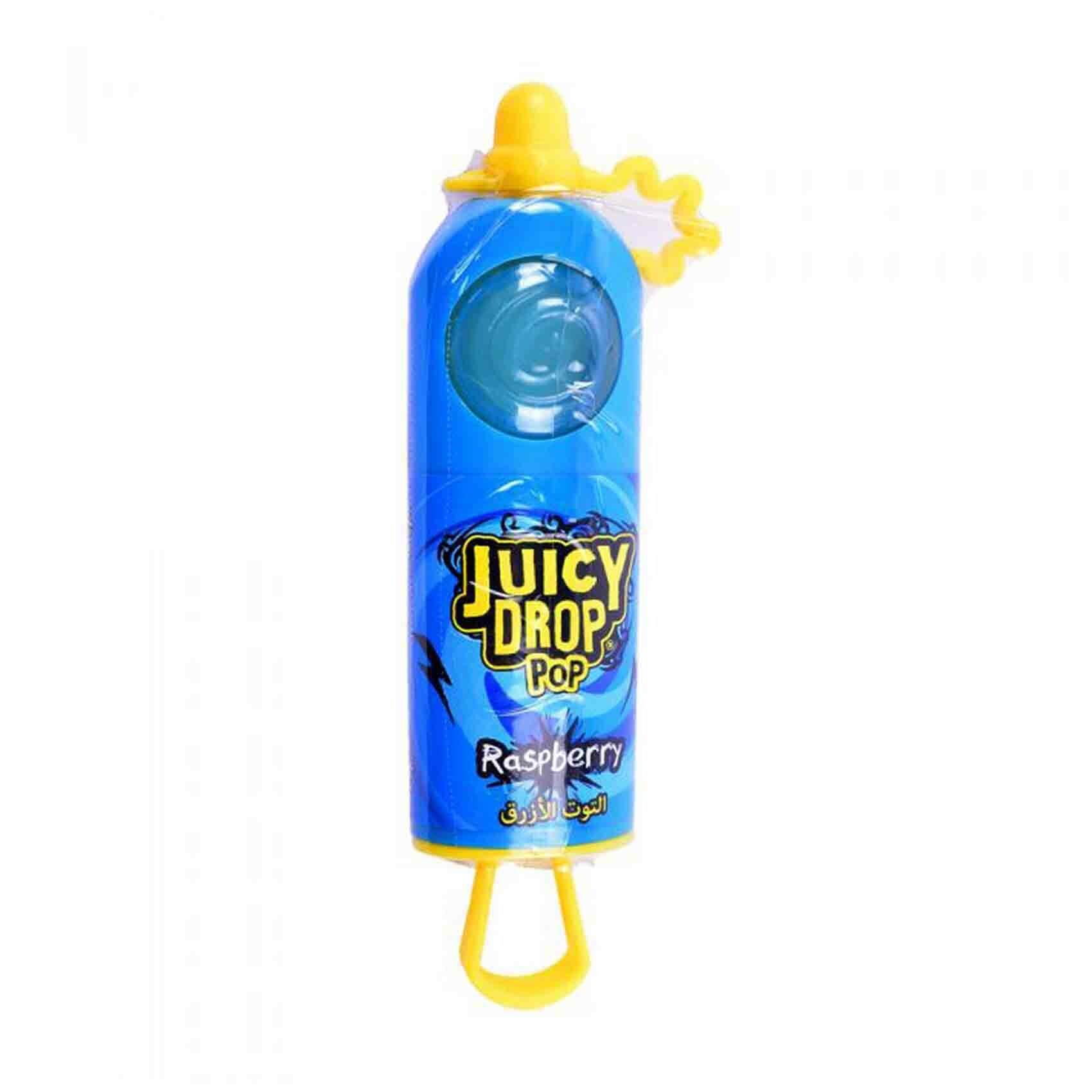 Buy Bazooka Juicy Drop Pop Raspberry Flavour 26g Online Shop Food