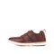 LARRIE Men Brown Contrast Lined Sneakers-42