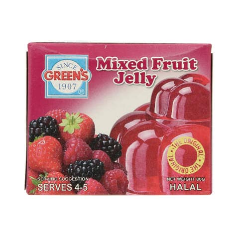Green&#39;s Mixed Fruit Jelly 80g
