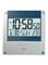 Casio - Digital Wall Clock Blue/Silver 236&times;221&times;25millimeter
