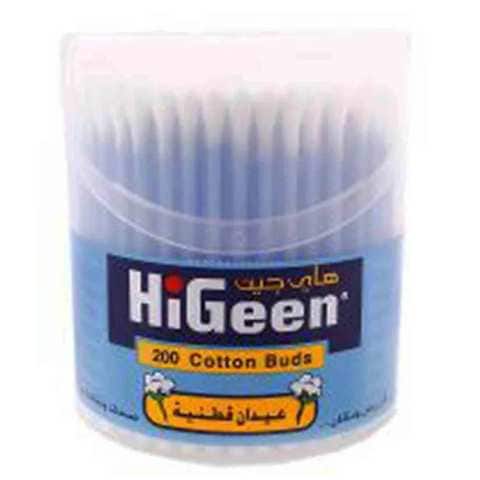 Higeen Ear Buds In Round Box 200 Pieces