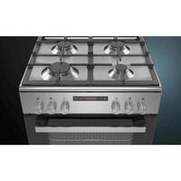 Siemens 4 Burner Electric Cooker HX8P3AE50M Silver 60cm