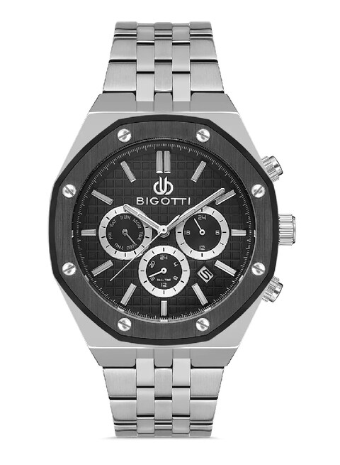 BIGOTTI MILANO MENS STAINLESS STEEL STRAP WATCH - BG.1.10332-1