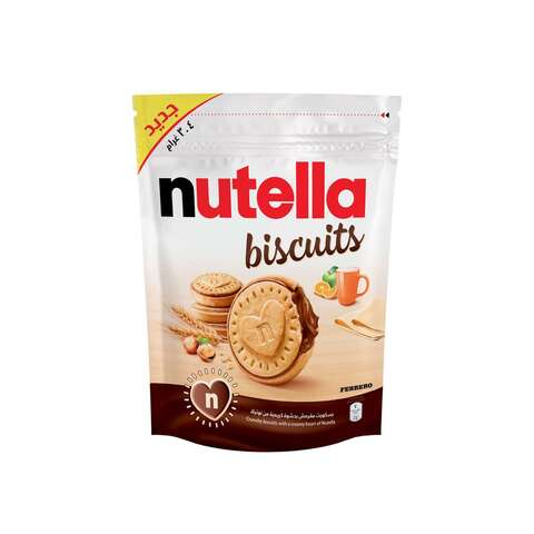 Buy Nutella Biscuits Crunchy Chocolate Hazelnut Spread Filled Biscuit 304g  Online - Shop Food Cupboard on Carrefour UAE