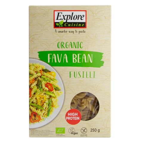 Explore Cuisine Organic Gluten Free Fava Bean Fusilli Pasta 250g