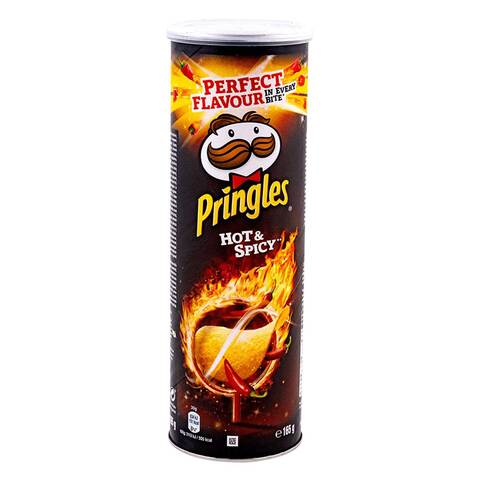 Buy Pringles Hot And Spicy Potato Crisps 165g Online - Carrefour Kenya