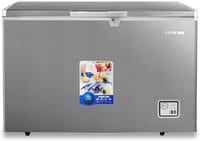 Nikai 260 Liters Chest Freezer With Anti Scratch Cabinet, Silver - Ncf260N7S, 1 Year Warranty