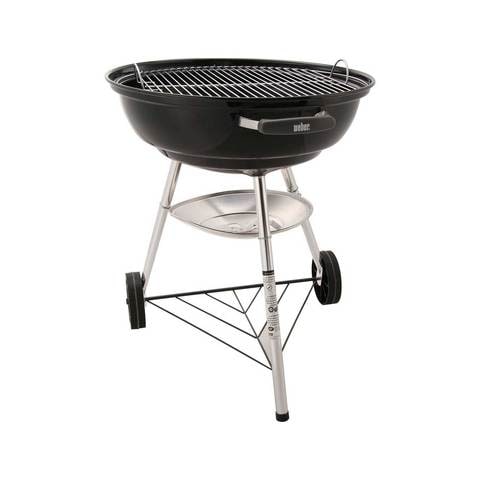 Weber Compact Kettle Charcoal Grill 57 Cm Black (Plus Extra Supplier&#39;s Delivery Charge Outside Doha)