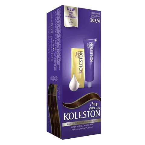 Wella Koleston Intense Hair Color Cream 303/4 Dark Chestnut