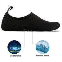 SKY-TOUCH Water Shoes for Women and Men, Outdoor Beach Shoes, Swimming Aqua Socks, Quick-Dry Snorkeling Shoes Surfing Yoga Pool Exercise Water Shoes Size 44-45