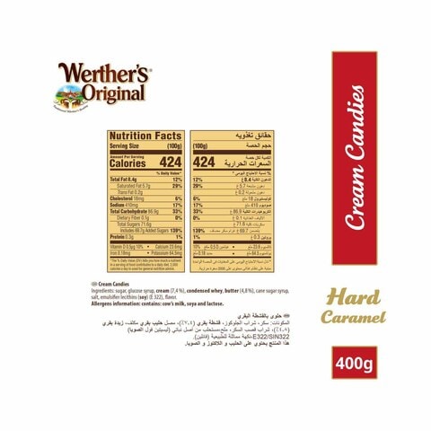 Werther&#39;s Original Cream Candies 400g