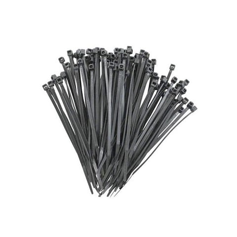 Crownman Nylon Cable Tie 2.5x150MM 100 Pieces Pack - Black