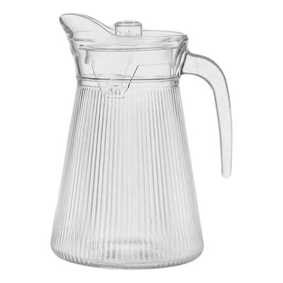 clear transparent 1.6l acrylic pitcher plastic