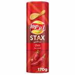 Buy Lays  Stax Chili Potato Crisps 170g in UAE