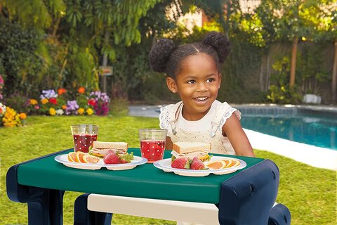 Little tikes picnic table hot sale dimensions