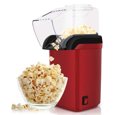 Aiwanto Easy Popcorn Maker Electric Oil Free Hot Air Popcorn Maker Popcorn Machine Mini Kitchen Easy Popcorn Maker