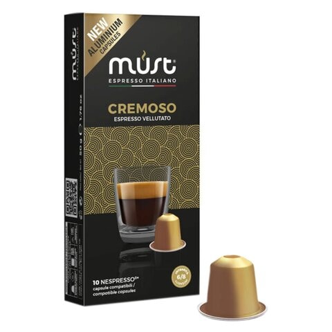 اشتري ماست إسبريسو إيتاليانو كريموسو قهوة 10 كبسولات في الامارات