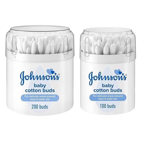 Buy Johsons baby cotton buds  200 + 100 free in Saudi Arabia