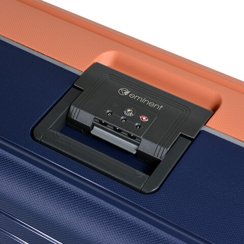 Eminent B0006M-26 Medium Check-in Luggage Trolley 70cm DarkBlue Orange