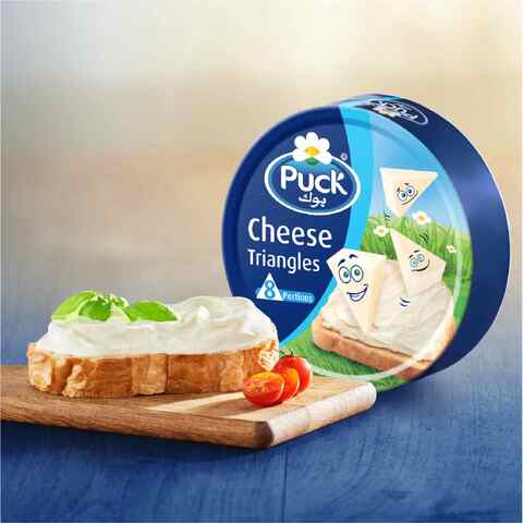 Puck Cheese Triangles 120g Pack of 4 (40 portions)