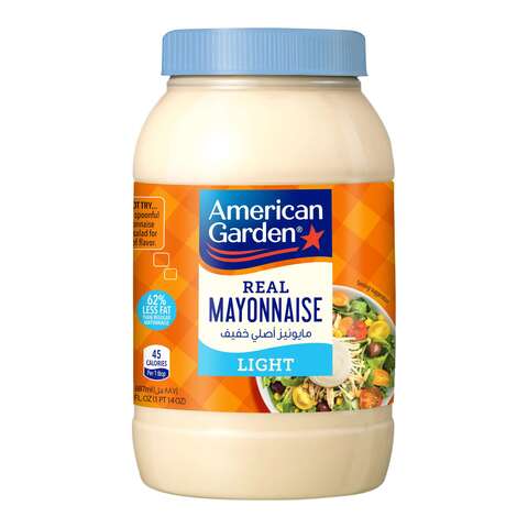 American Garden Real Mayonnaise Light Gluten-Free Dairy-Free 887ml