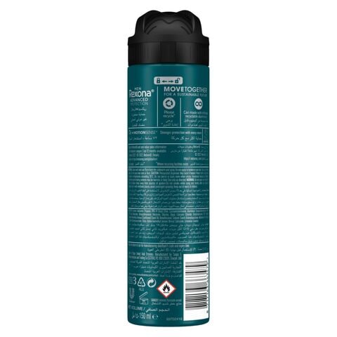Rexona Men Antiperspirant Deodorant Spray Antibacterial + Invisible 150ml