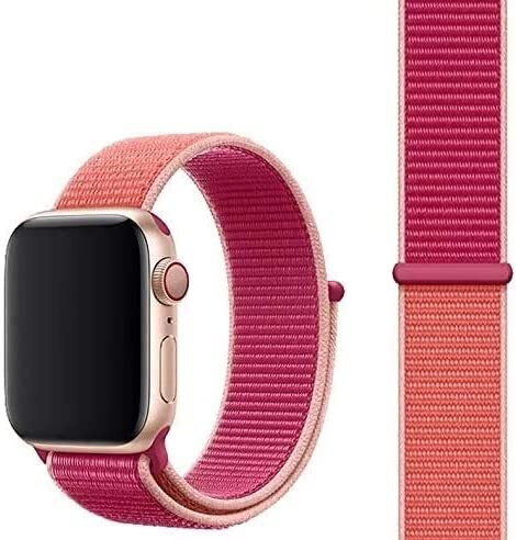 MARGOUN Nylon Sport Band for Apple Watch 41mm 40mm 38mm, Soft Replacement Strap for iWatch Series 7/6/ SE/ 5/4/3/2/1