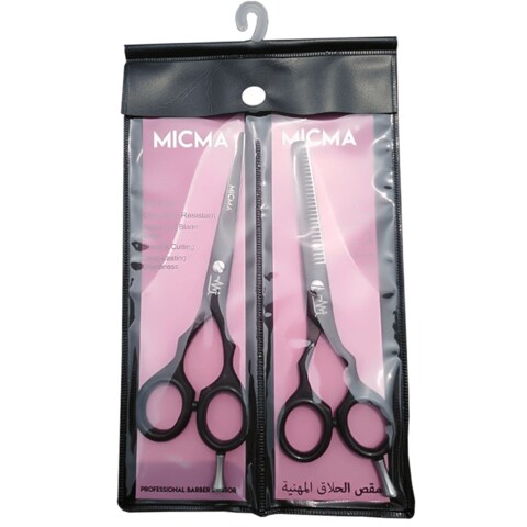 Buy MICMA Hair Cutting Scissors Barber Scissors Kit for Men Women, Professional  Thinning Scissors Hair Cutting Barber Scissors Set  Inch Online - Shop  Beauty & Personal Care on Carrefour UAE